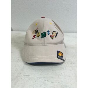 Vintage Phoenix Suns NBA Elevation Hat Tan Adjustable Strapback Basketball Cap